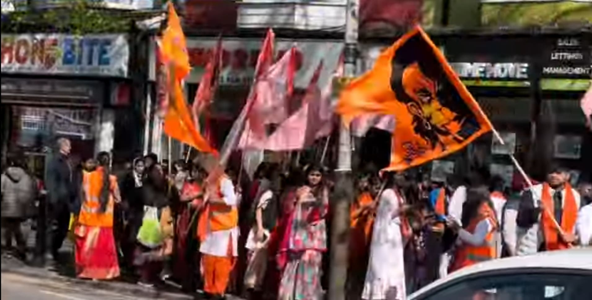 Leicester Ram Navami procession: Muslim groups seek police action against Hindutva mob for Islamophobic chants