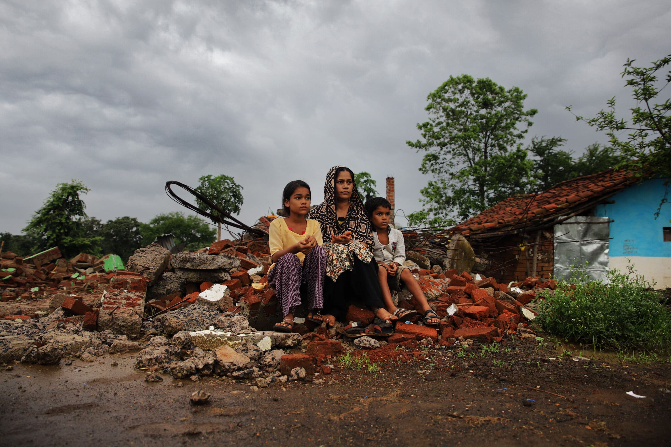 Bricks, debris, and grief left with Muslim families in MP after demolition drive over “beef trading”