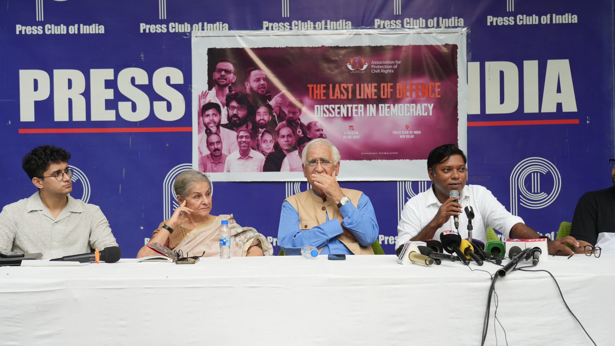 Delhi gathering remembers UAPA-charged rights activists, asserts them as “dissenters in democracy”