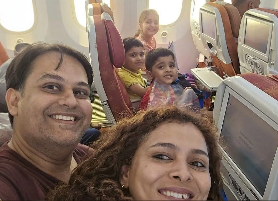 Maktoob - Air India flight turns fatal: Final selfie of doctor's family now a haunting memory
