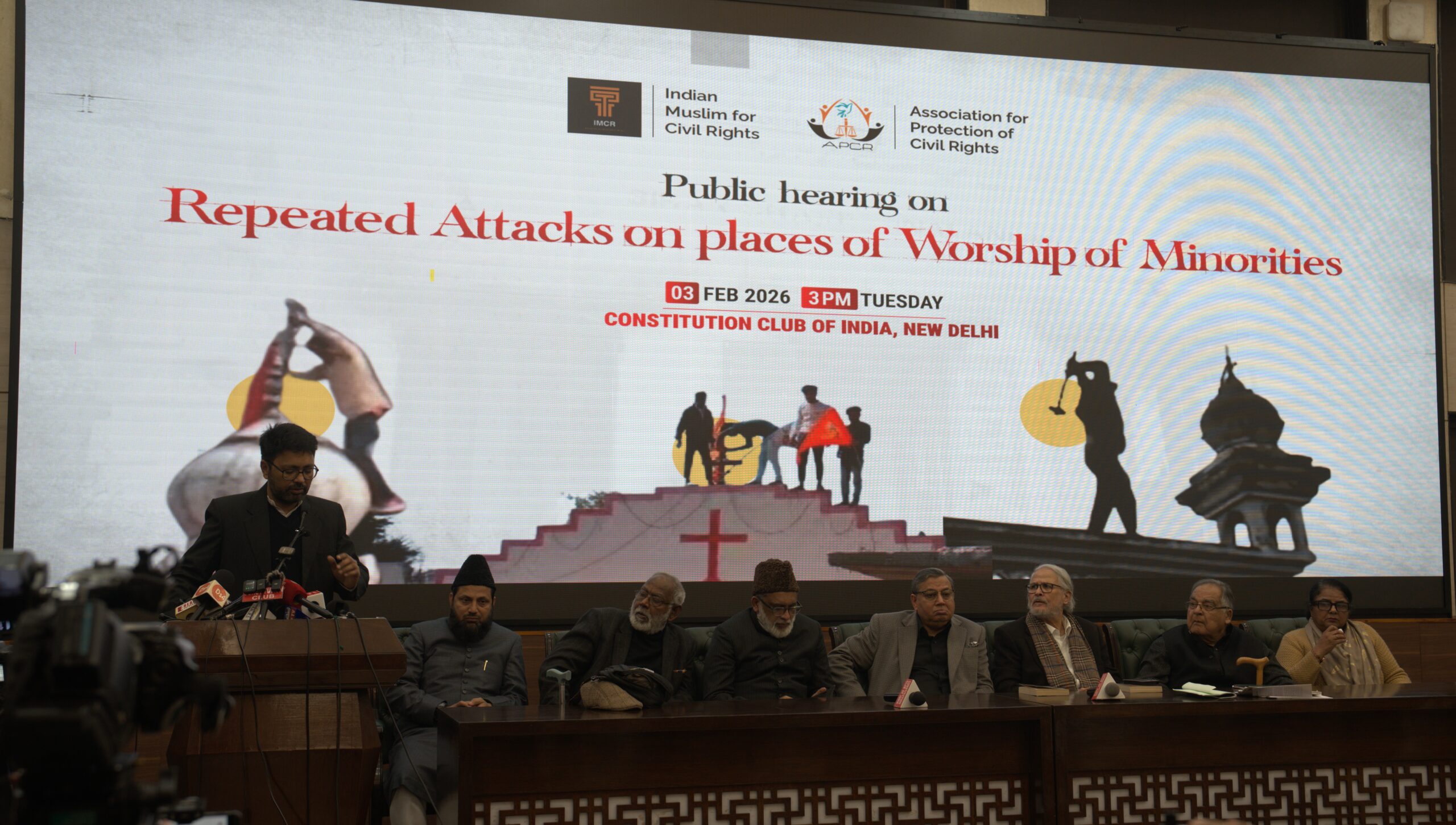 Public hearing raises alarm over repeated attacks on places of worship of minorities