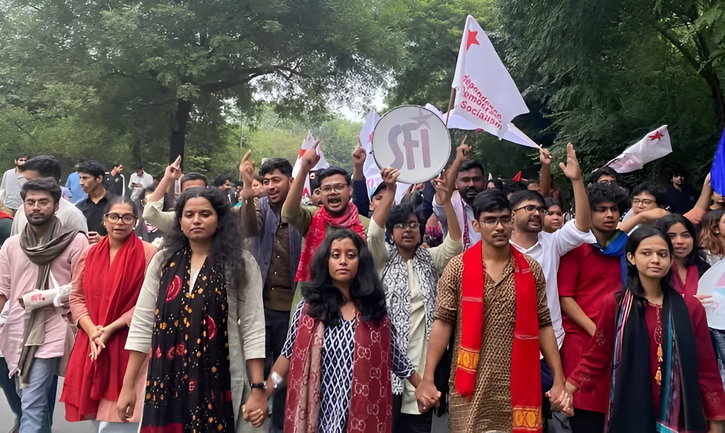 “We won’t be silenced,” say JNU Student Union leaders rusticated for opposing facial recognition surveillance