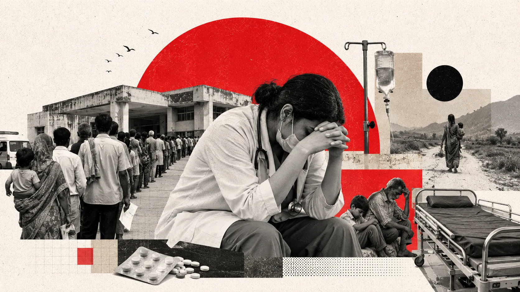 Redefining necessitous: political economy of India’s healthcare system