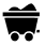 Mining, equipment, underground vehicles icon
