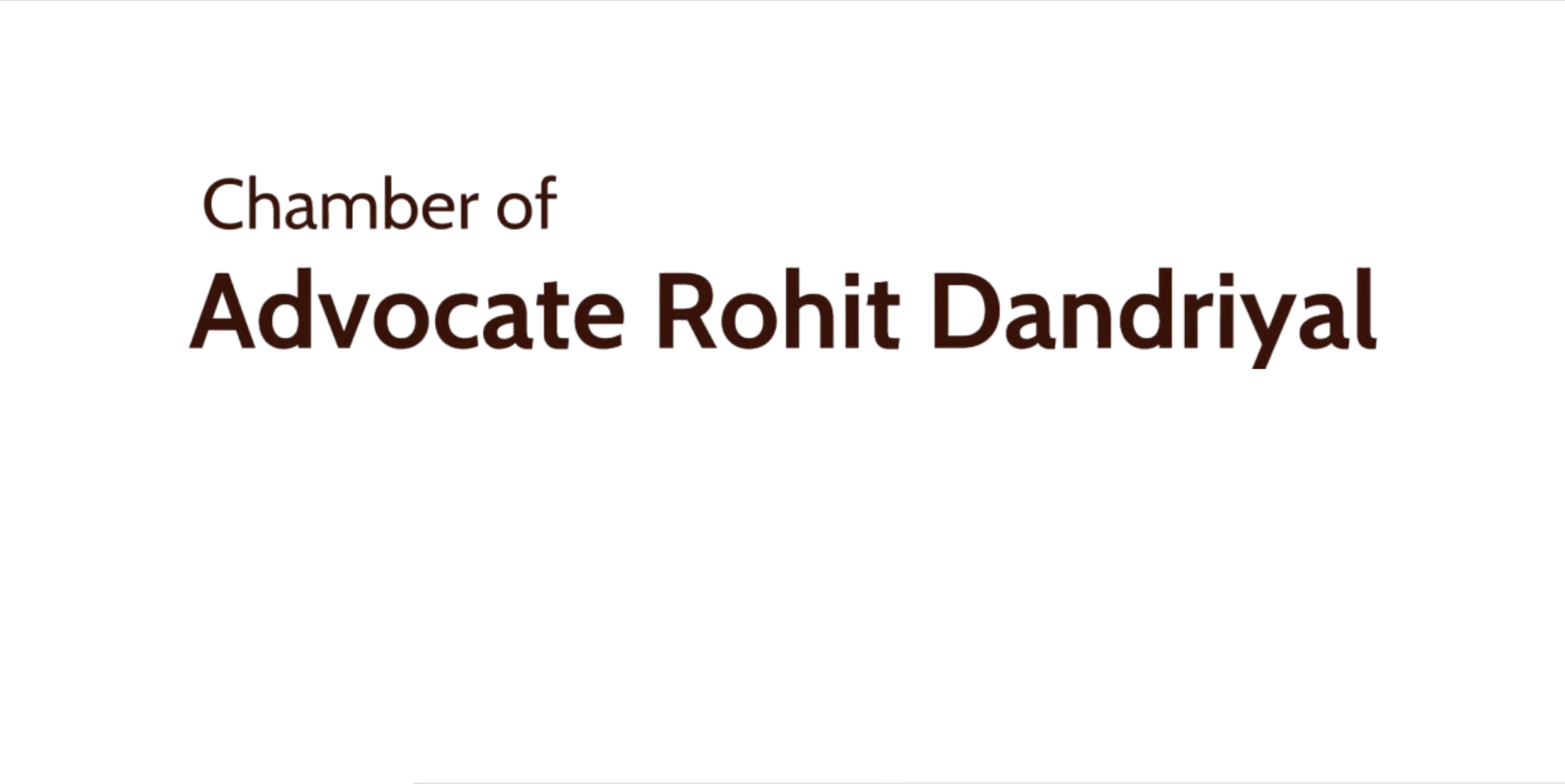 Advocate Rohit Dandriyal