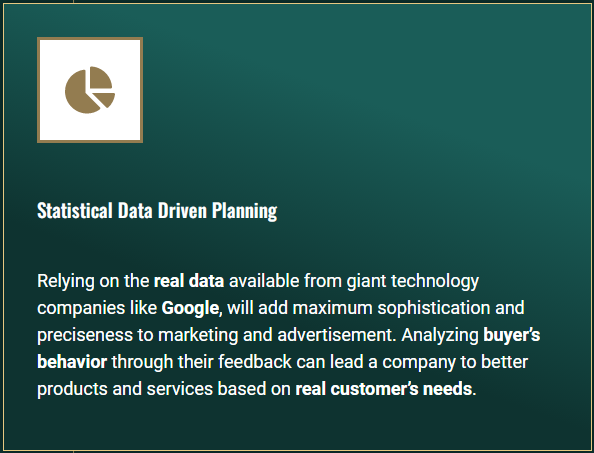 Statistical Data Driven Planning