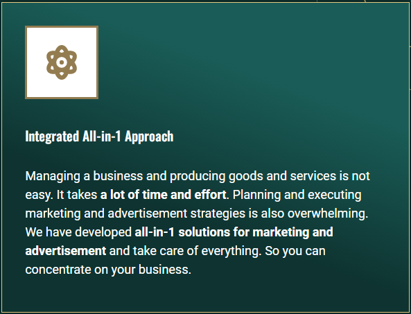 Integrated All-in-1 Approach
