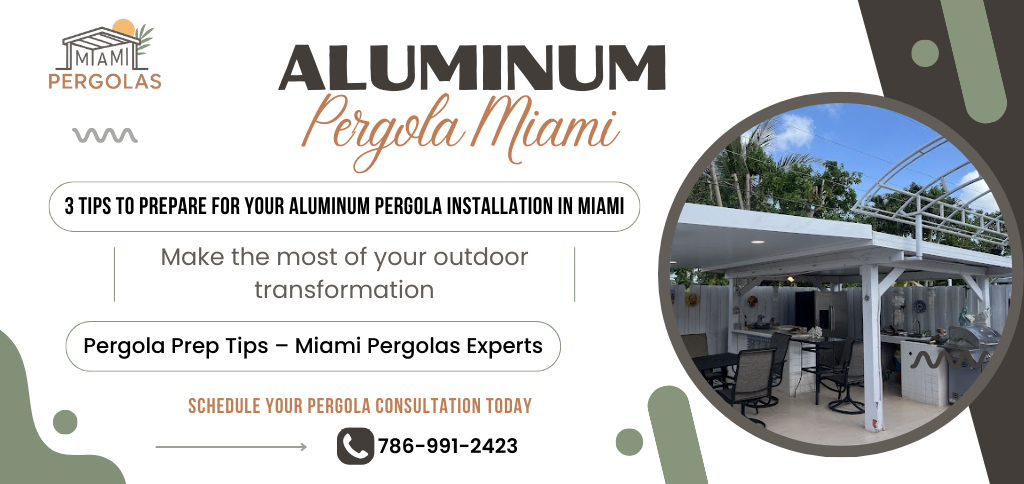 Aluminum Pergola Miami