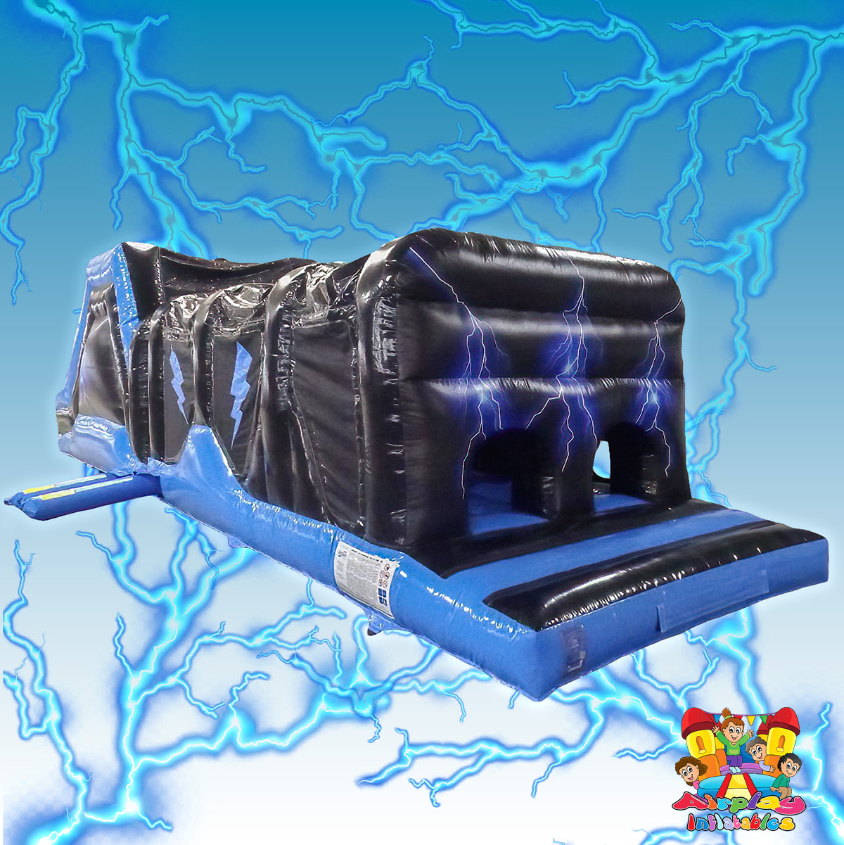 Inflatable assault course hire