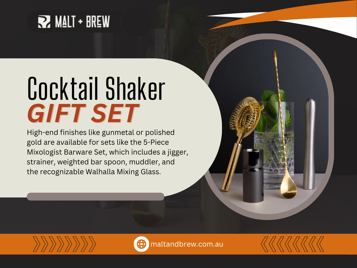 Cocktail Shaker Gift Set