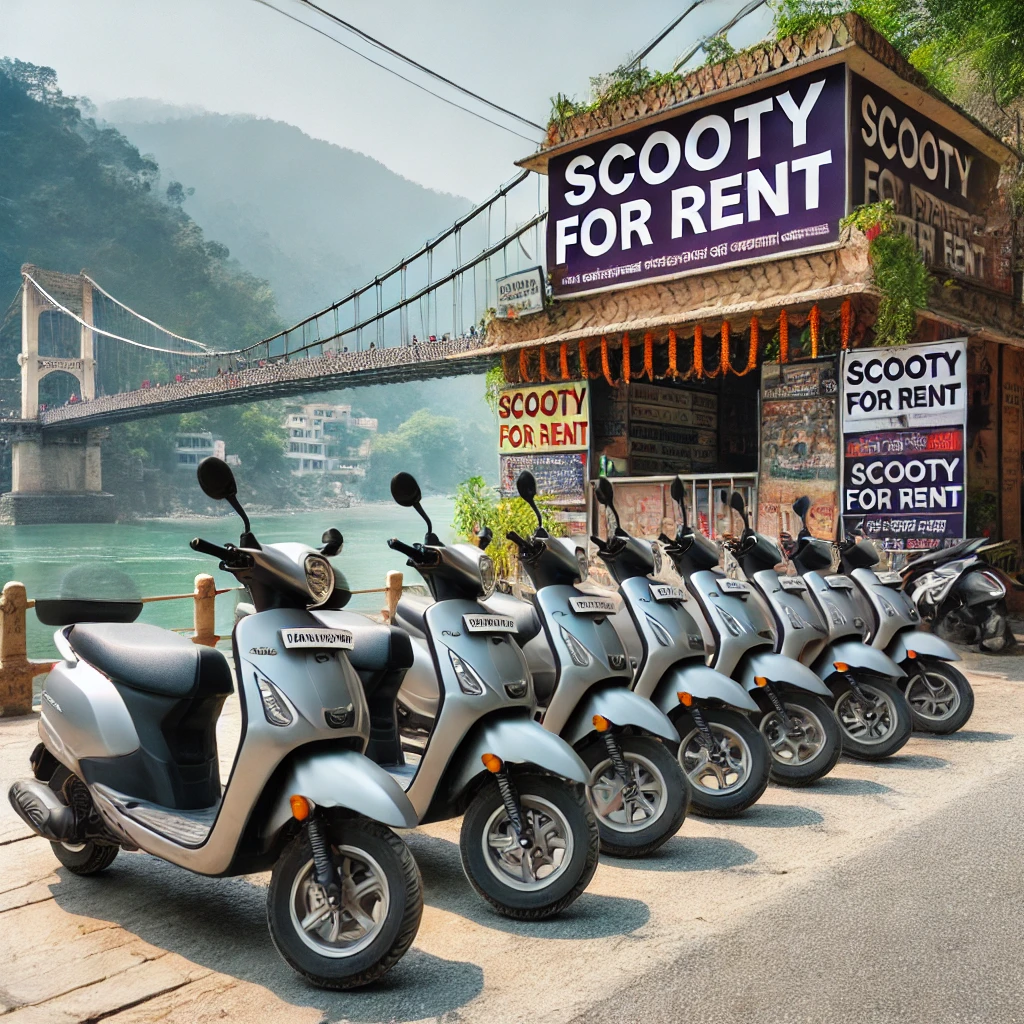 Scooty on Rent in Rishikesh