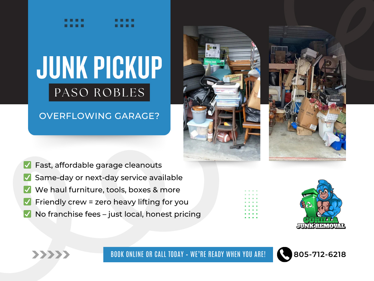 Junk Pickup Paso Robles