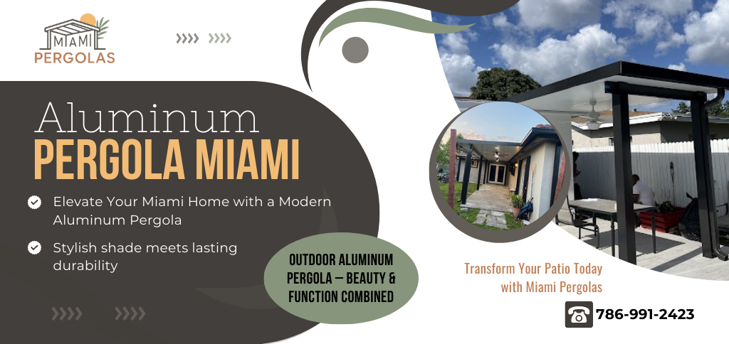 Outdoor Aluminum Pergola