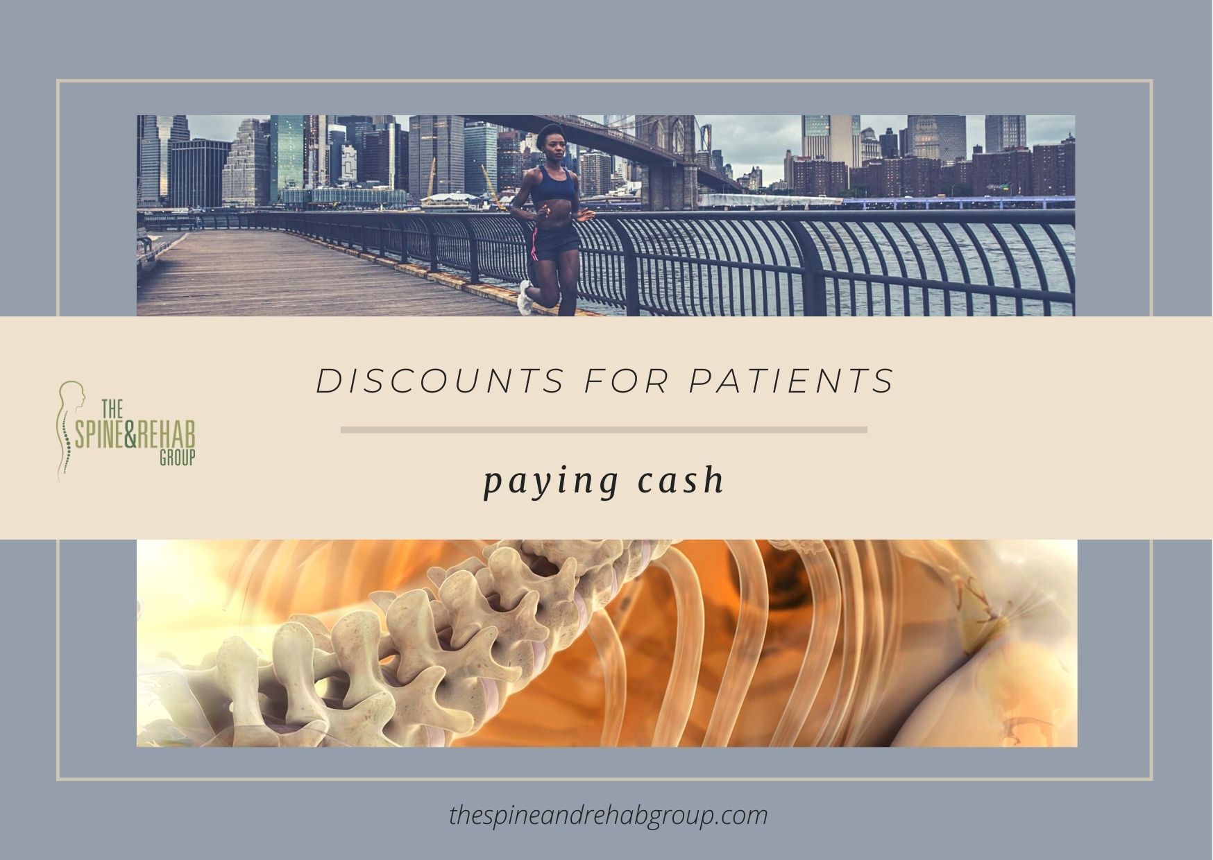The Spine & Rehab Group offers a discount