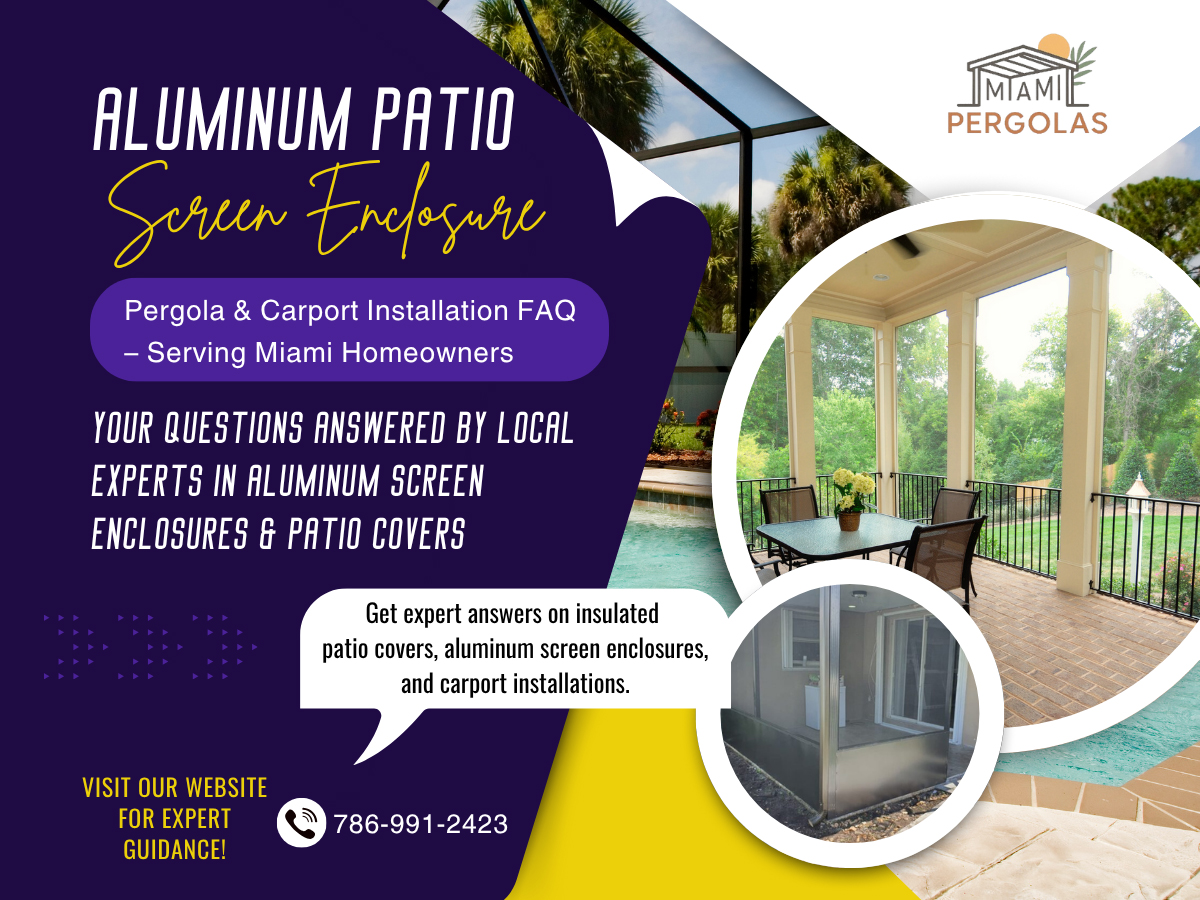 aluminum patio screen enclosure