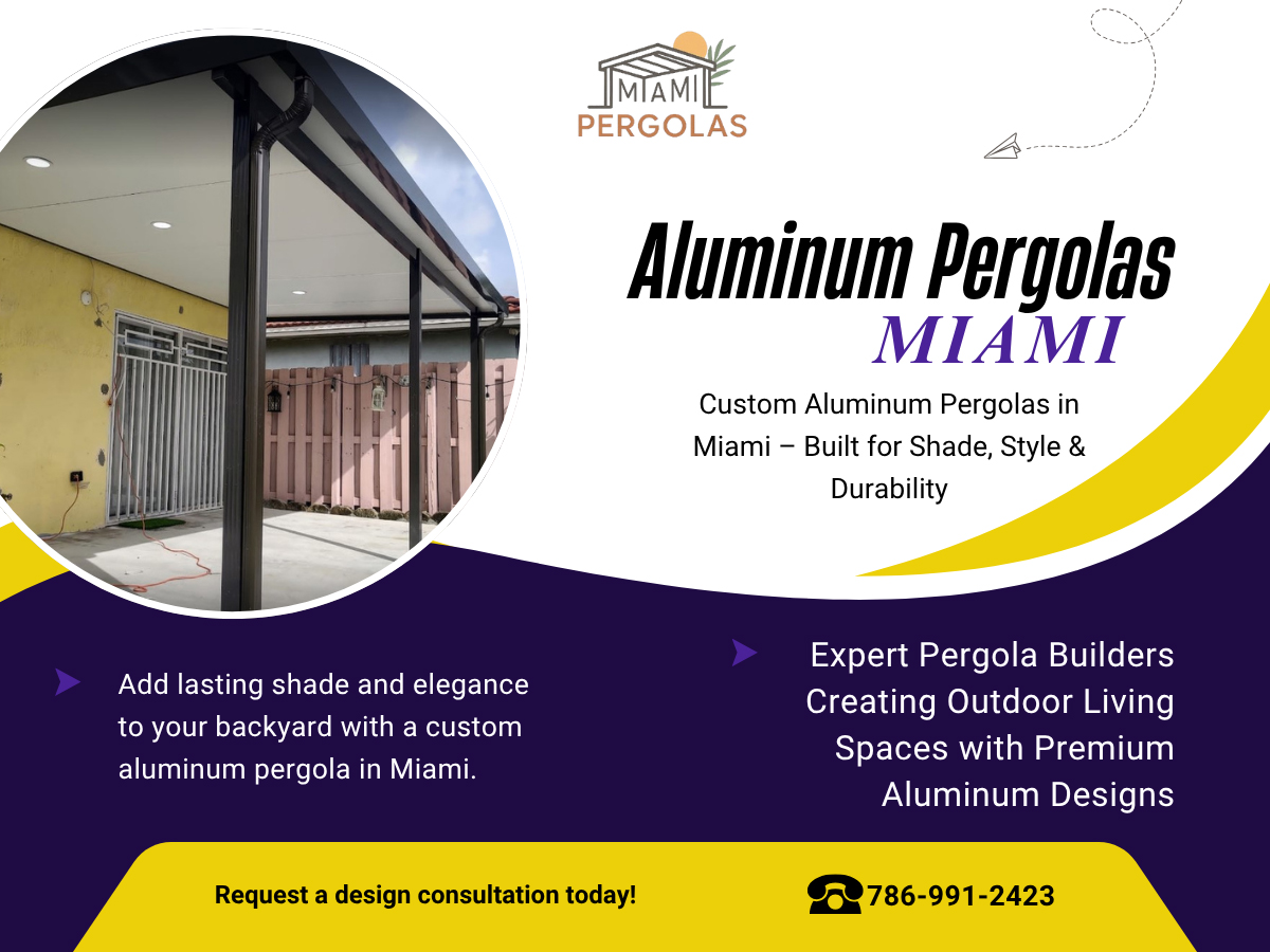 aluminum pergolas miami