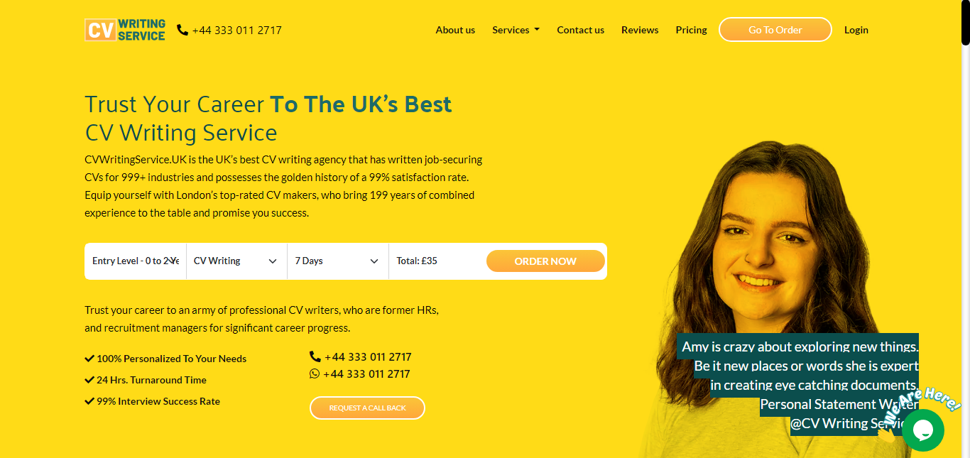 Cv Writing Service UK