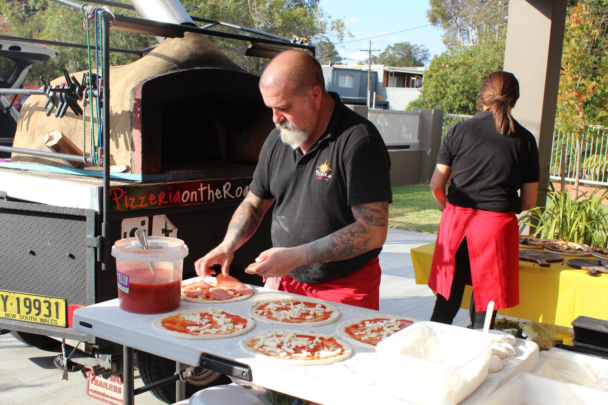 best mobile pizza caterers - pizzeria on the road - sydney