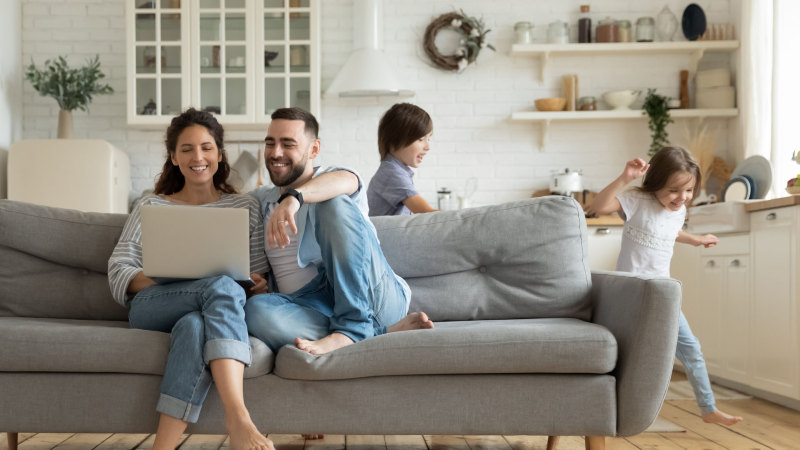 family home with perfect indoor temperature—care services inc