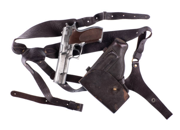 leather gun holster shoulder