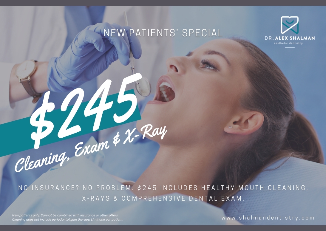 Shalman Dentistry has a special offer for new patients