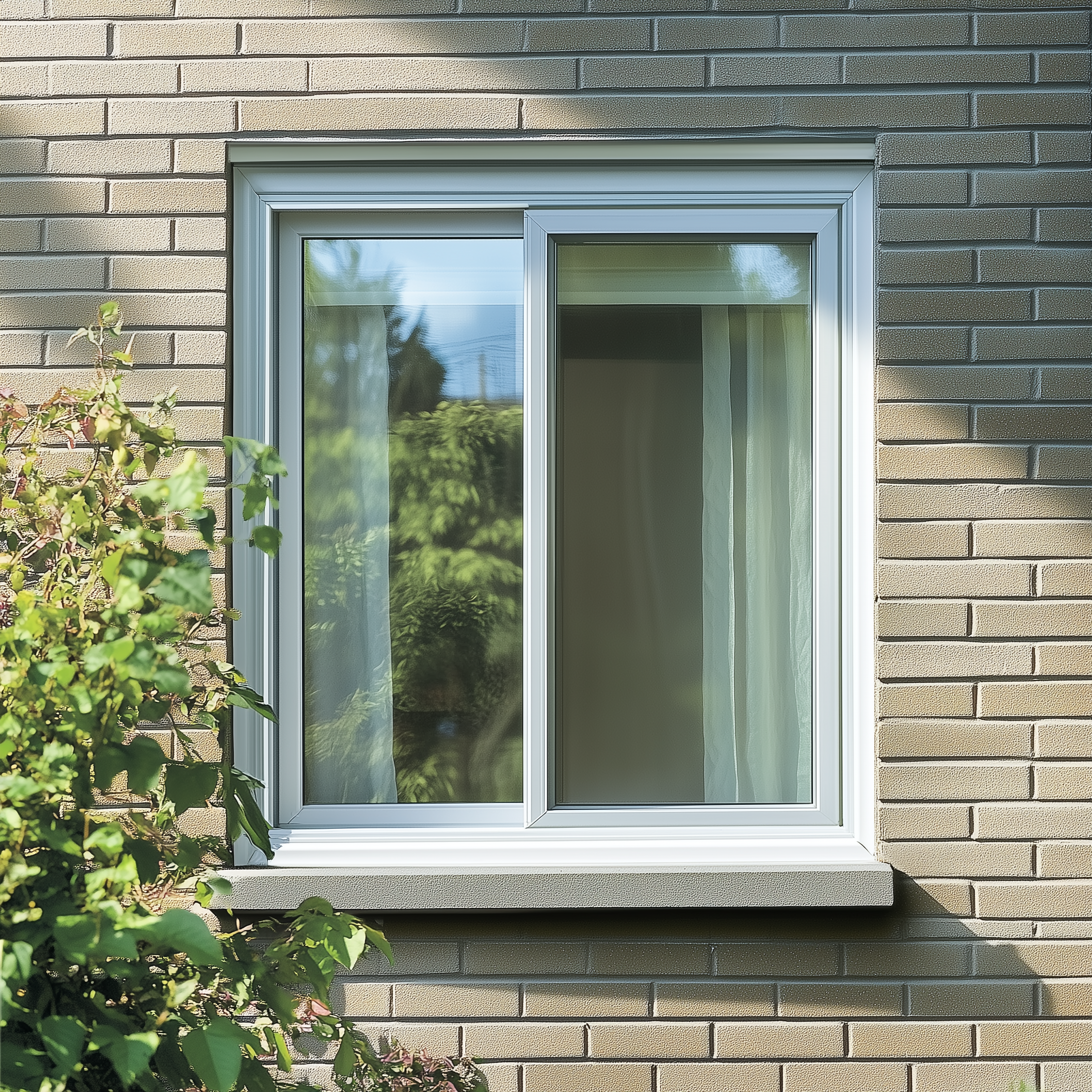 single slider window exterior