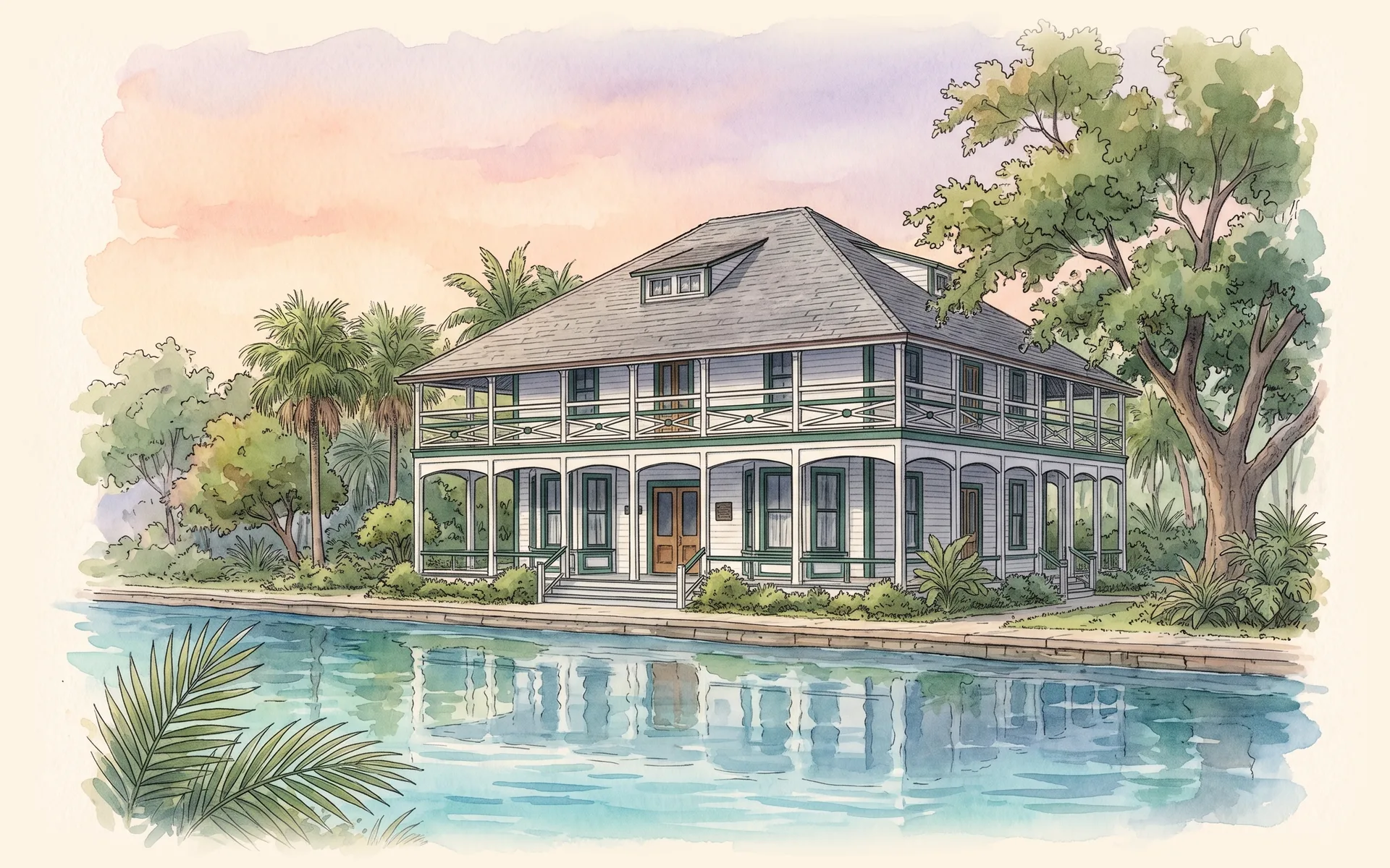 Fort Lauderdale's historic Stranahan House on the New River