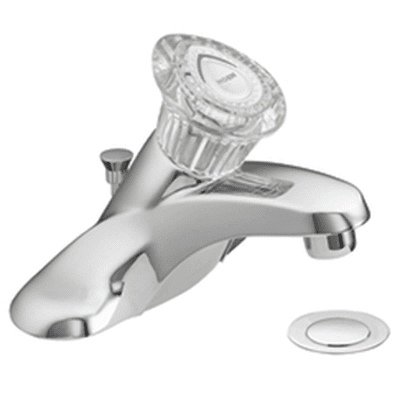 Moen 4621 kitchen faucet with a high-arc spout and chrome finish