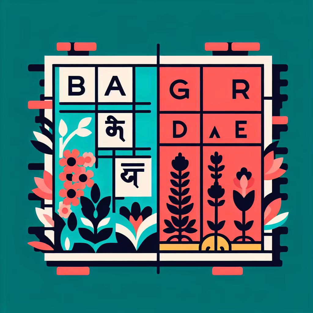 Crossword clue: Bagh : Hindi :: ___ : English