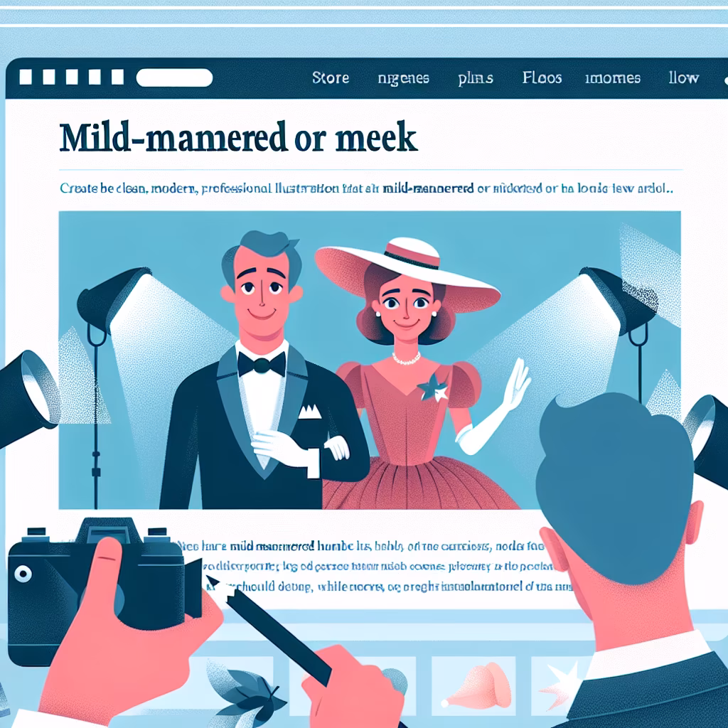 Crossword clue: Mild-mannered, like Amol Palekar in "Chhoti Si Baat"