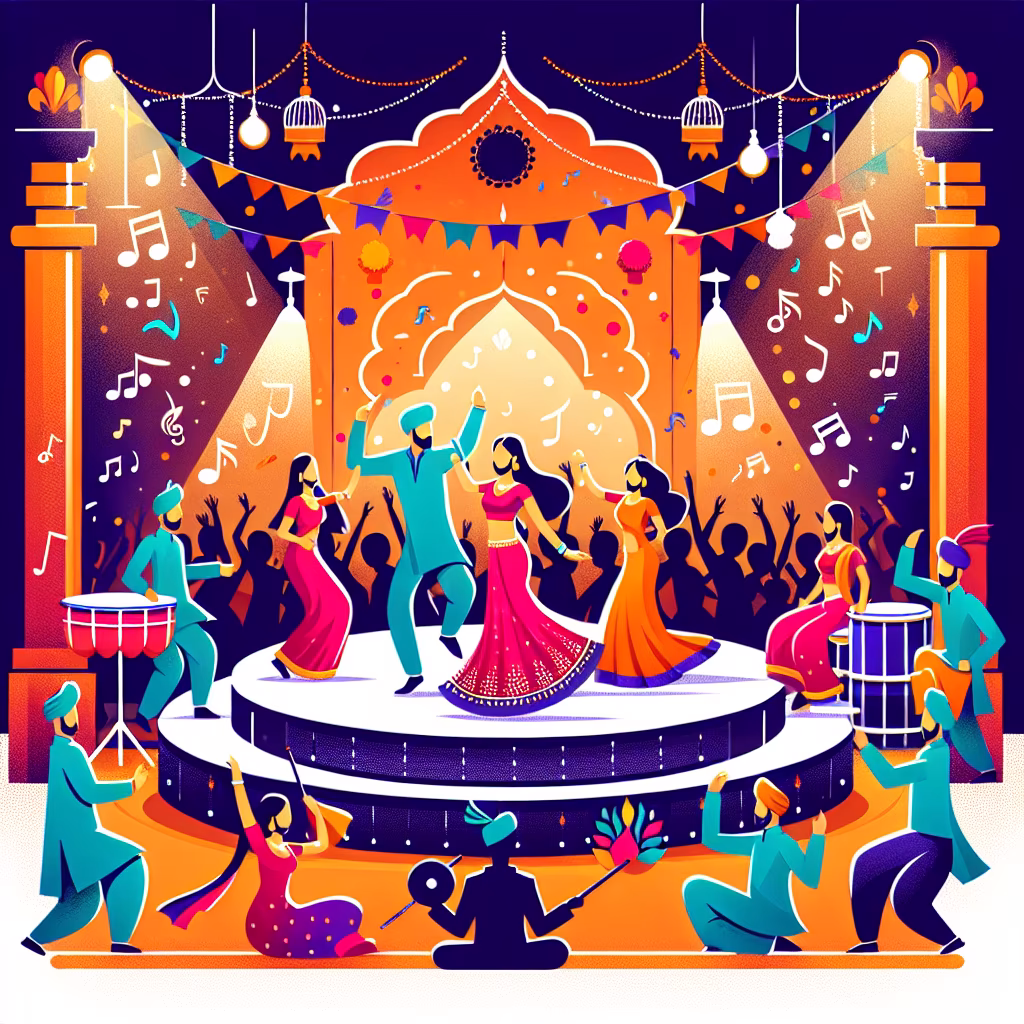 Crossword clue: "___ ___ Loge": Bollywood-party essential