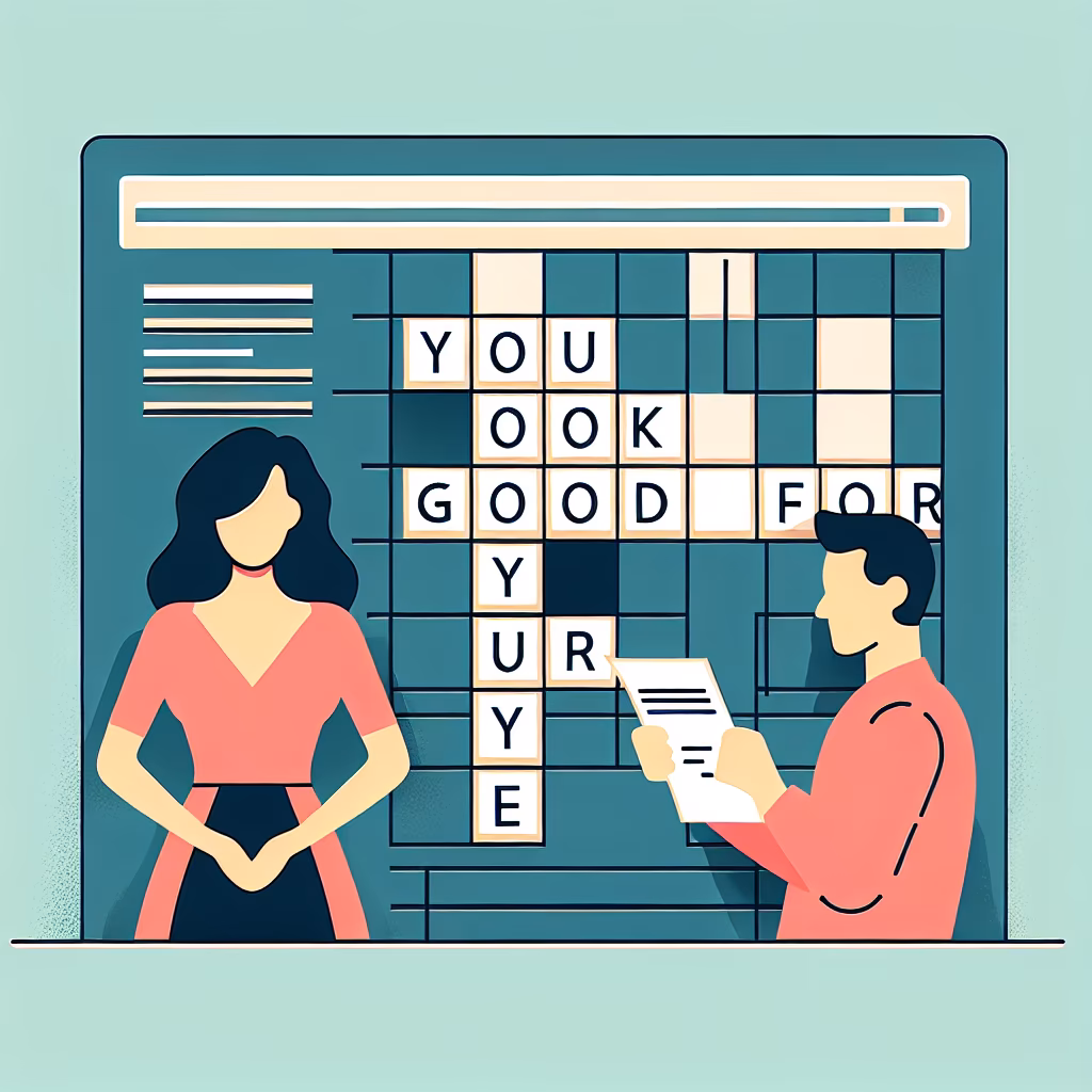 Crossword clue: I'm "you look good for your ___" years old