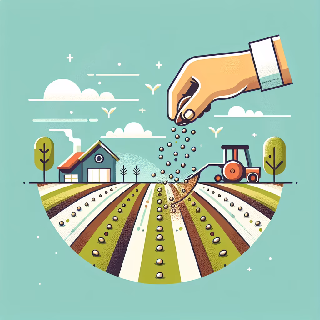 Crossword clue: Spread, as seeds