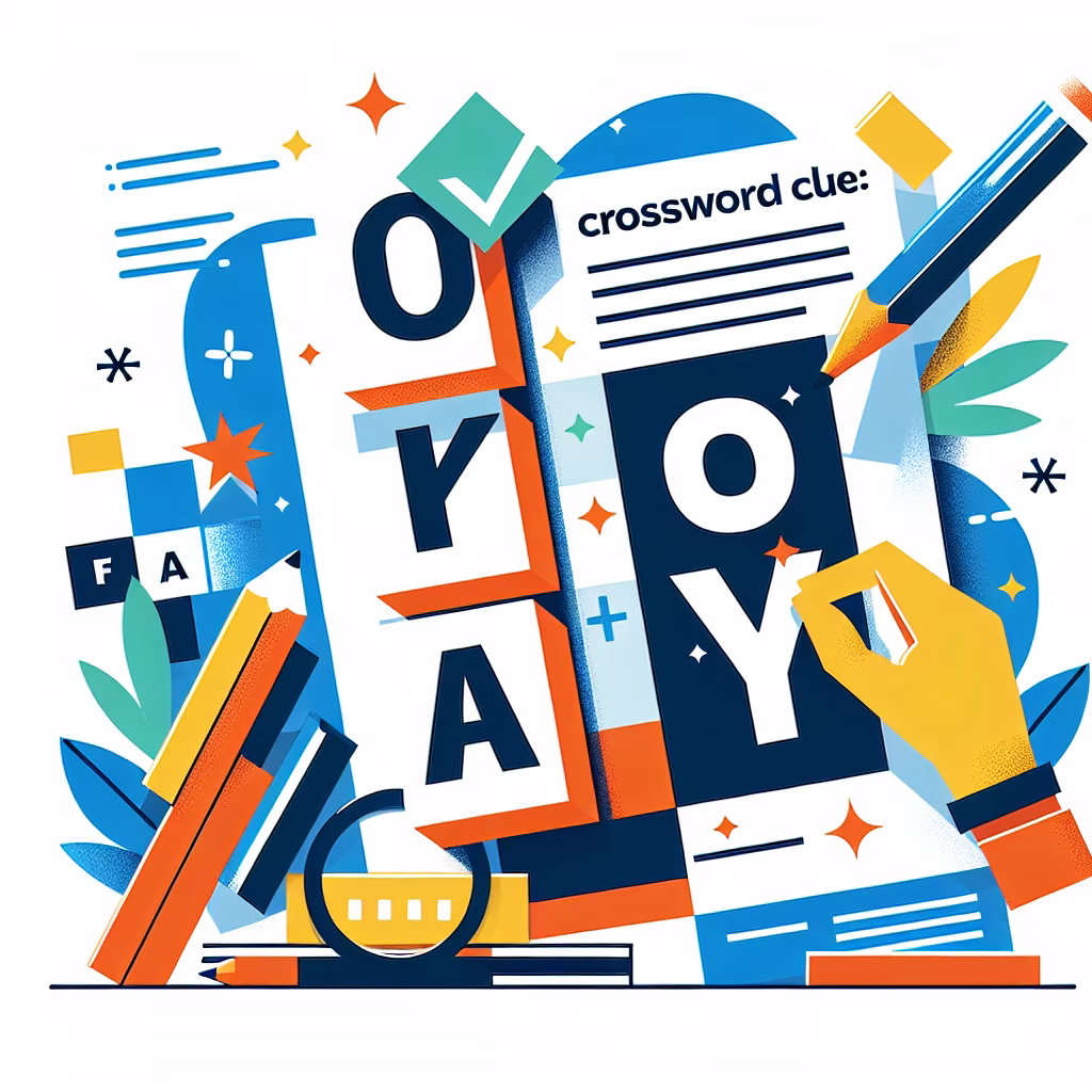 Crossword clue: Approve