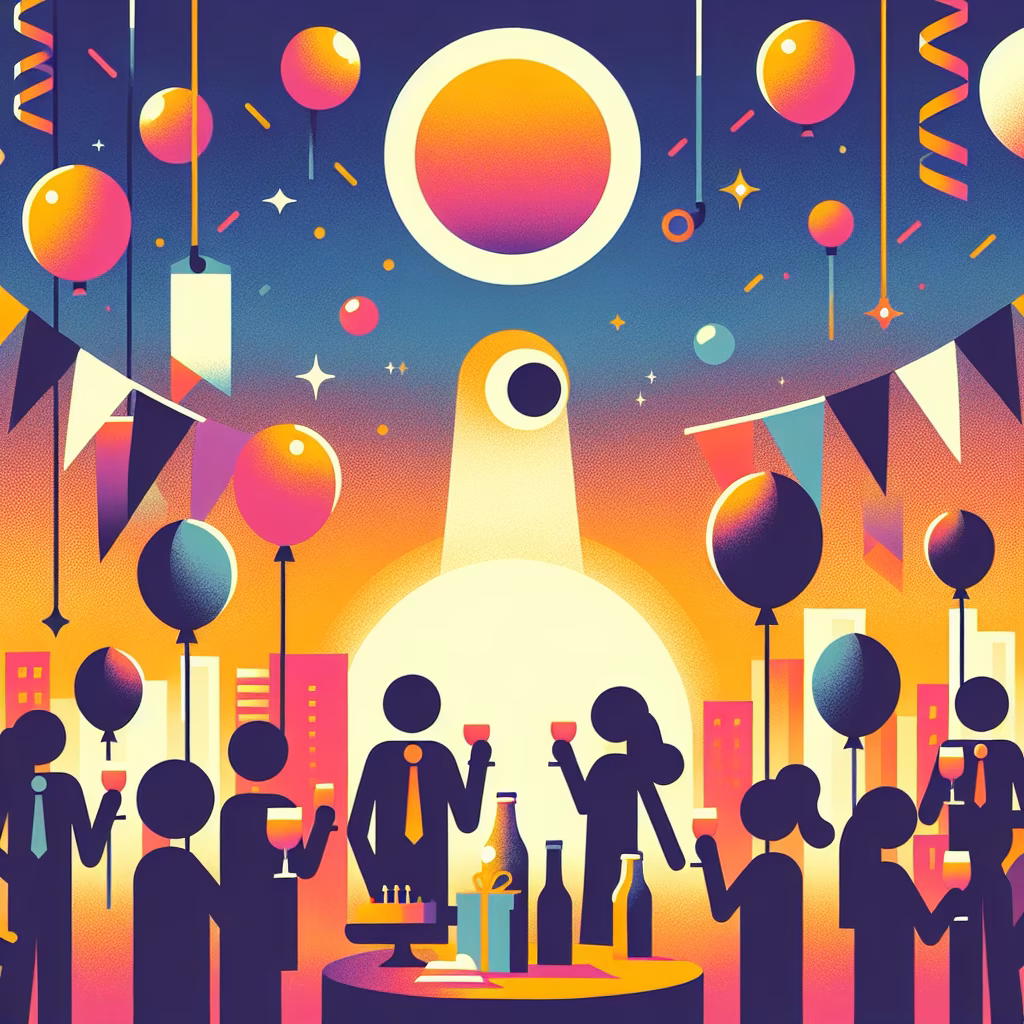 Crossword clue: When many a party ends (Hint: Latest eclipse)