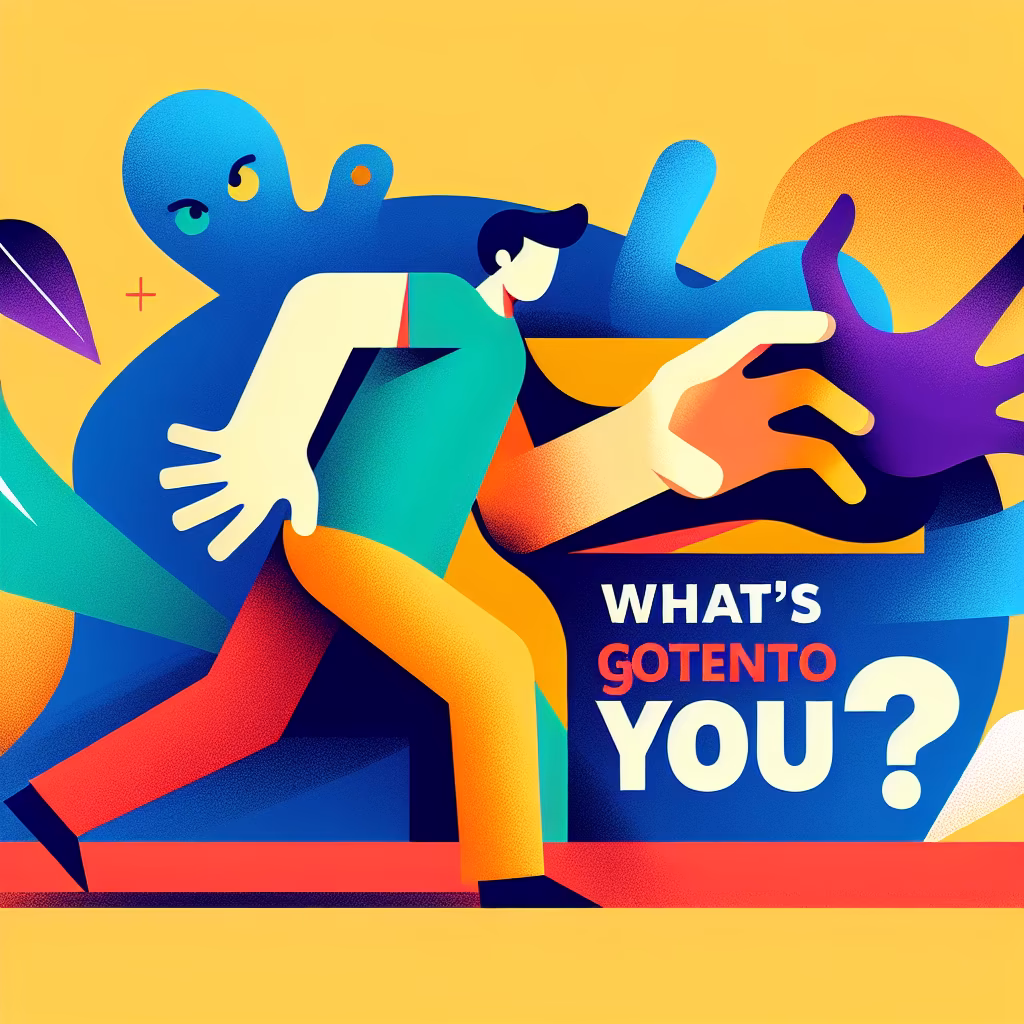 Crossword clue: "What's gotten ____ you?"