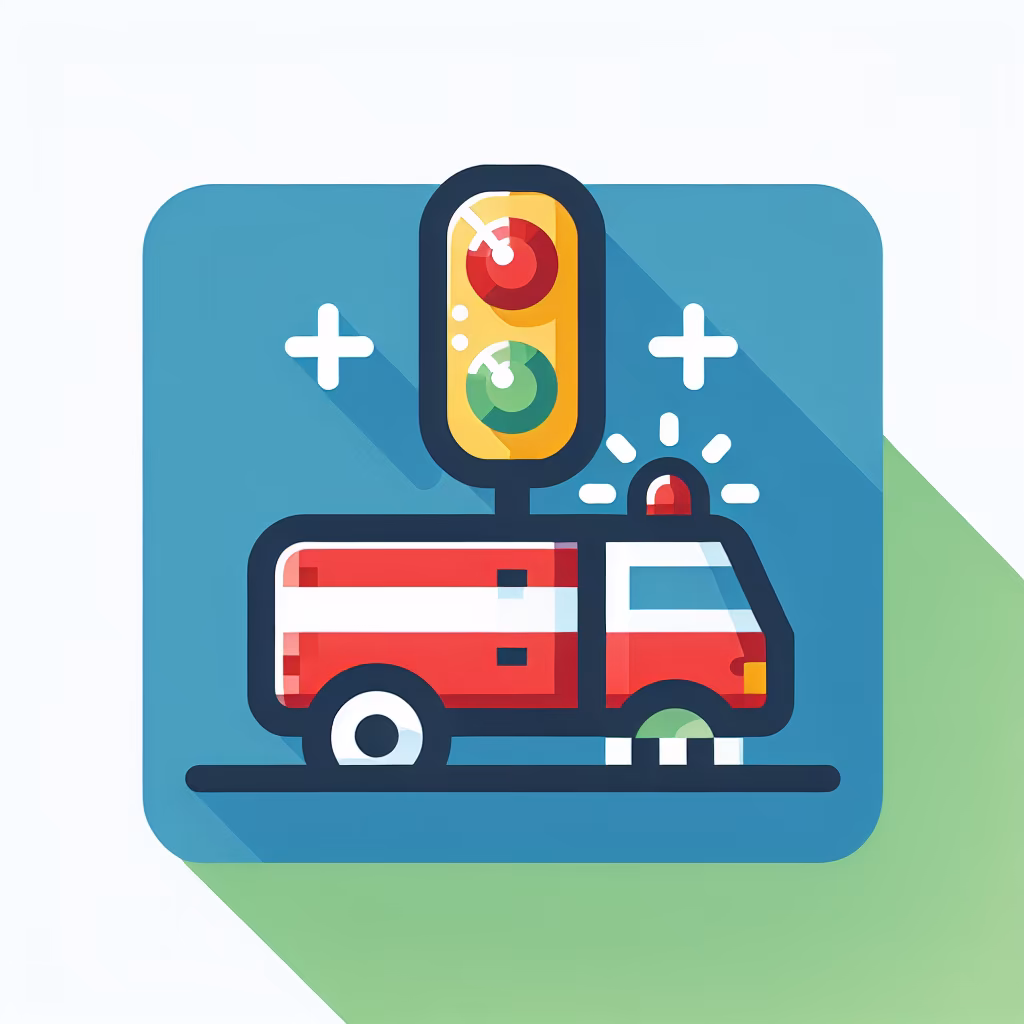 Crossword clue: Traffic signal?