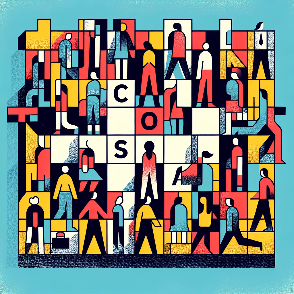 Crossword clue: Unruly crowd