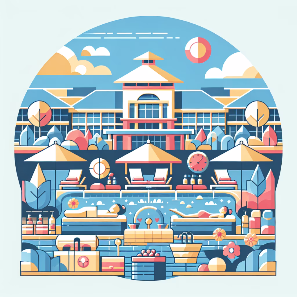 Crossword clue: Upmarket resort feature