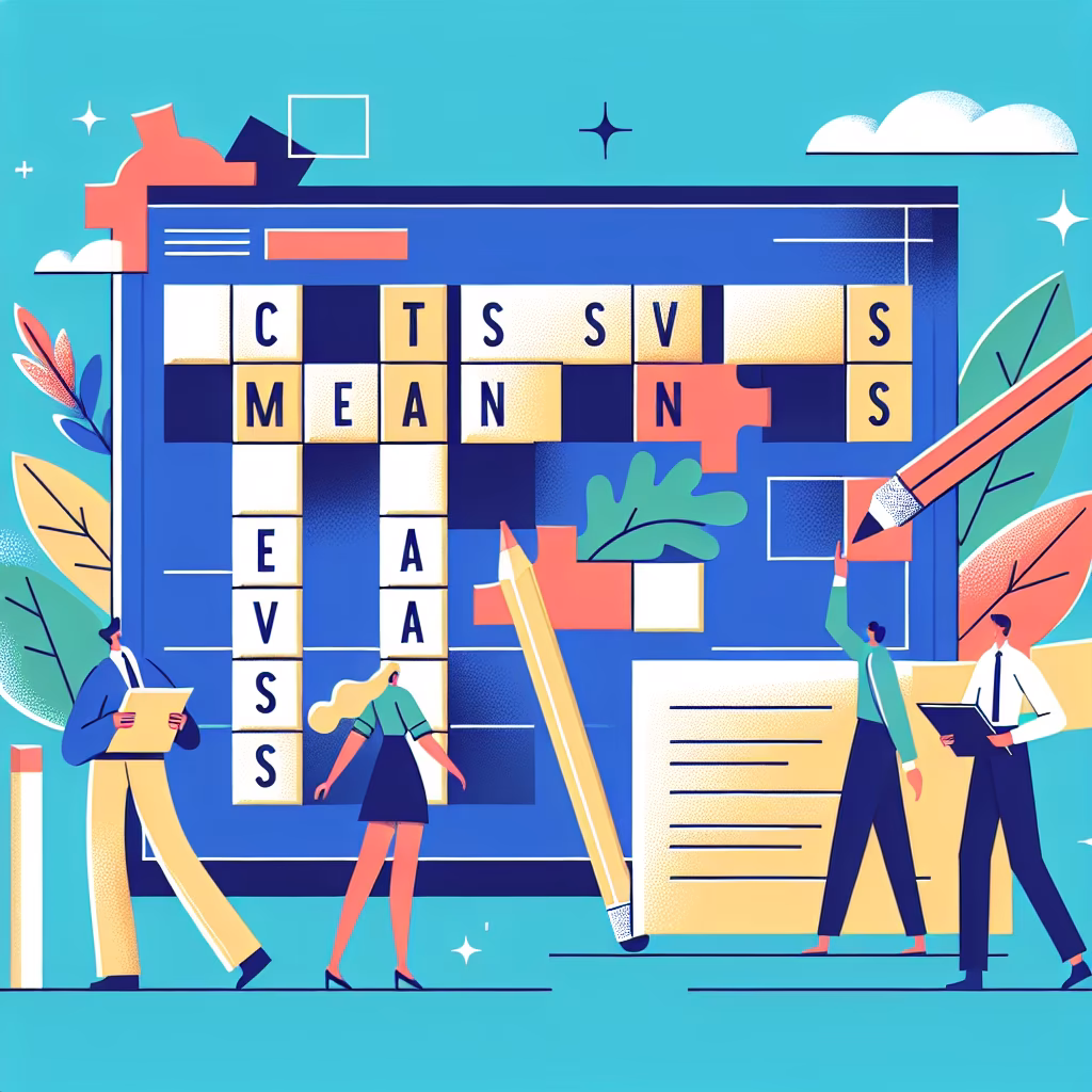 Crossword clue: Means