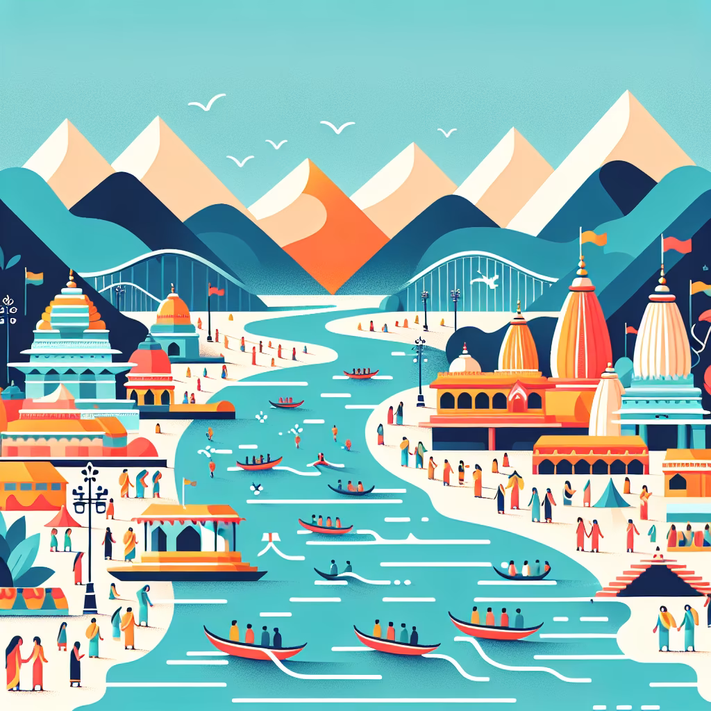 Crossword clue: River setting for Kumbh Mela