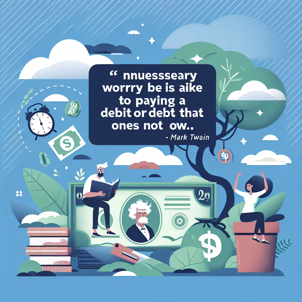 Crossword clue: Worrying is like paying ___ you don't owe - Mark Twain