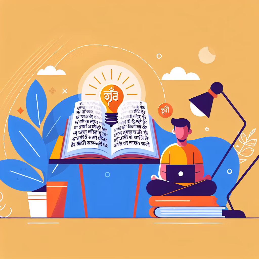 Crossword clue: Understands, as a shloka's meaning