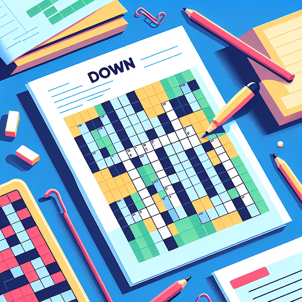 Crossword clue: Last down word of yesterday's MG Mini