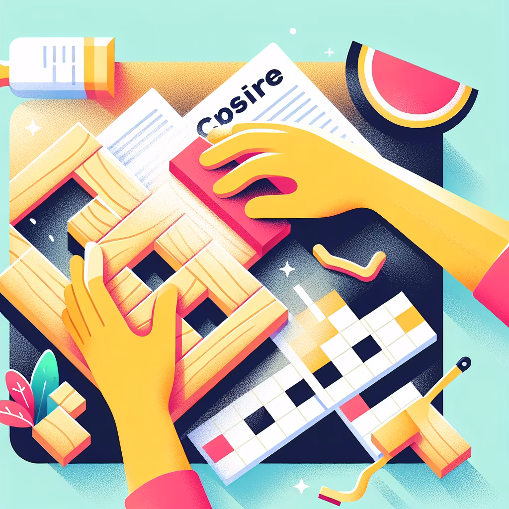 Crossword clue: Smoothes wood