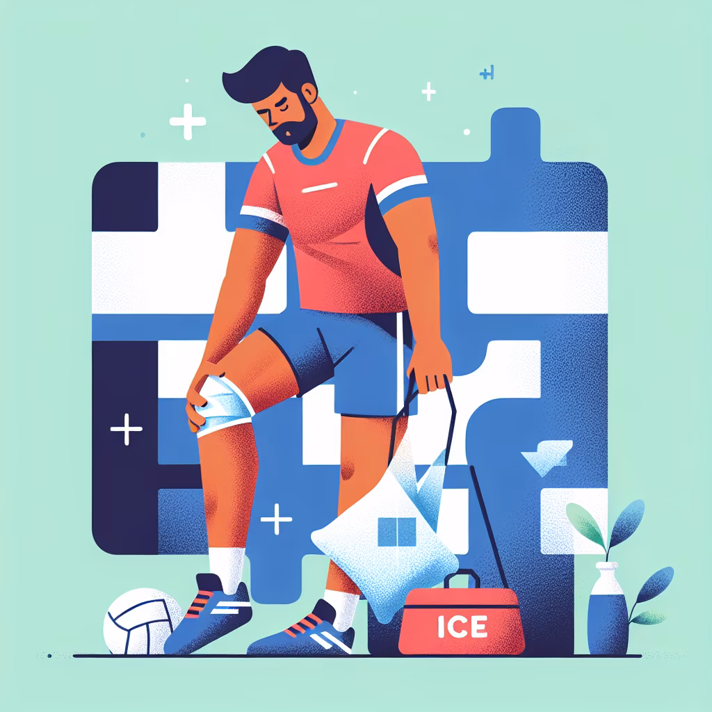 Crossword clue: Treats, as a sprain during a Kabaddi match