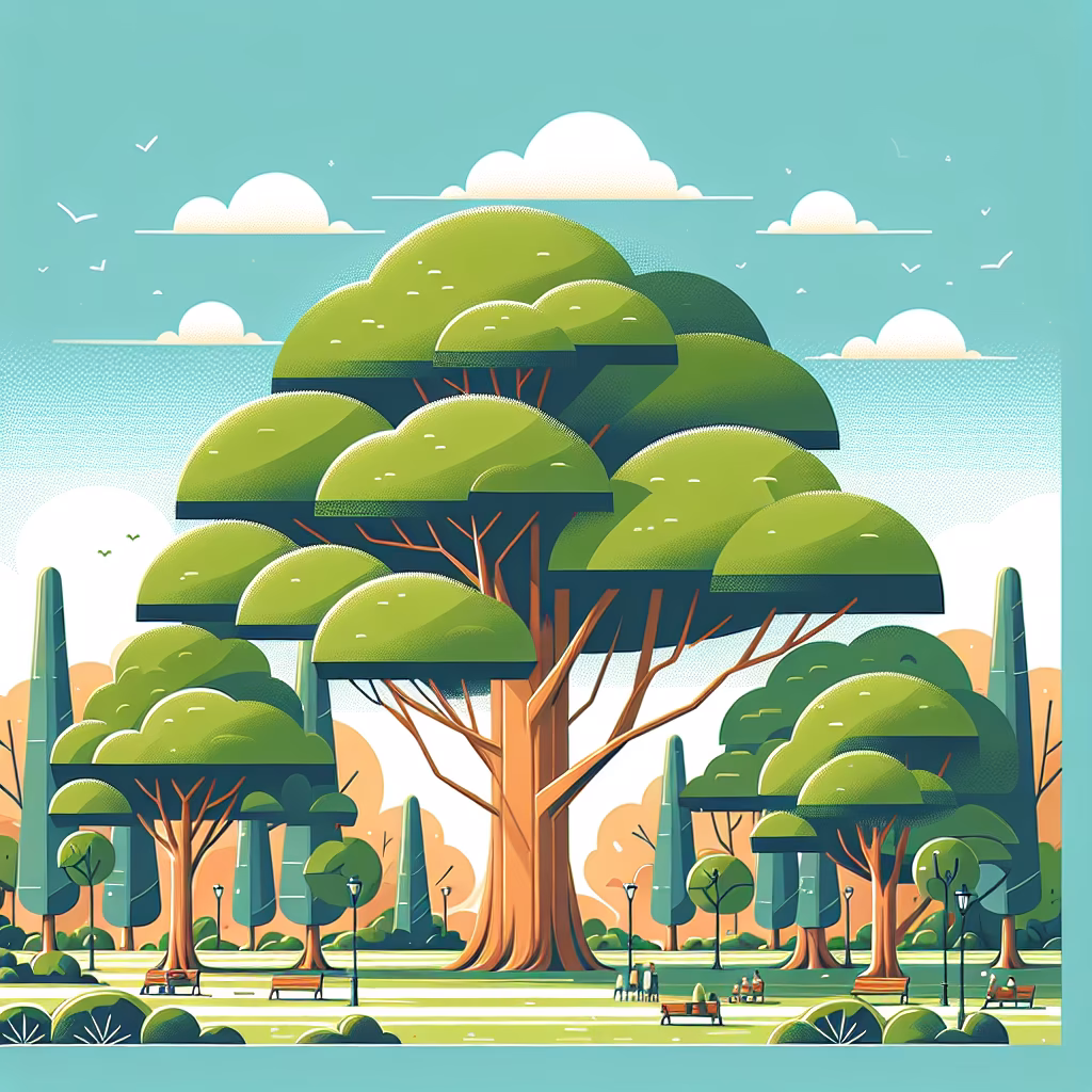 Crossword clue: Majestic shade trees