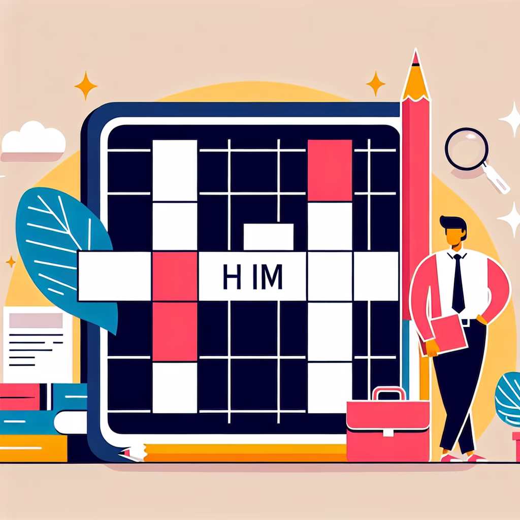 Crossword clue: "The guy over there"