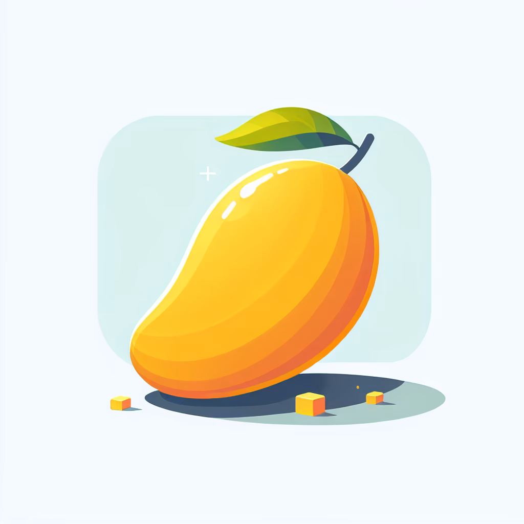 Crossword clue: Like yellow Alphonso mango