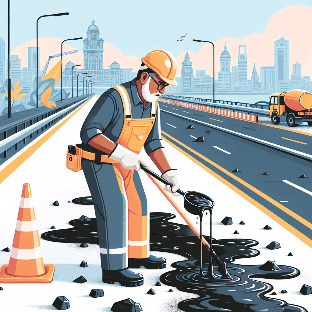 Crossword clue: Fixes potholes on Mumbai roads, say